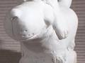 Oskar als Gipsfigur