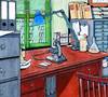 Hinterzimmer der Apotheke